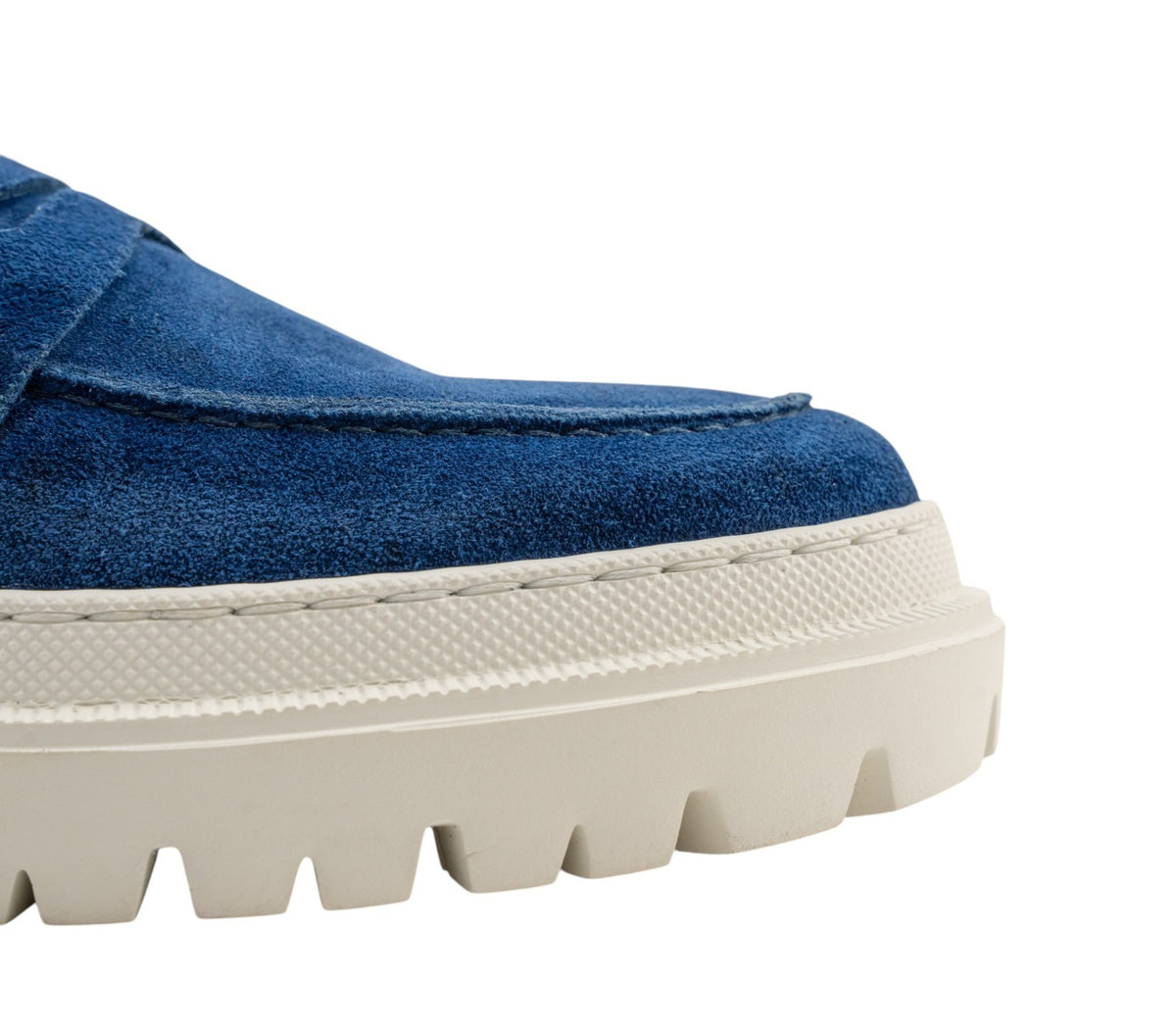 1050$ TESTONI "Mantova" Penny Loafer Sneaker Suede Sea 8 UK  / 10 US / 42 IT
