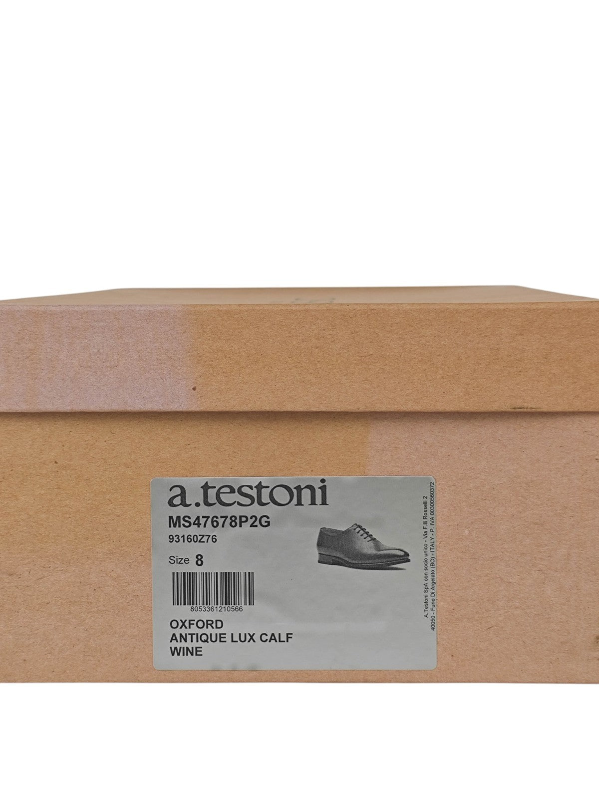 950$ TESTONI 1929 Oxford Shoes Antique Lux Calf Wine 8 UK  / 9 US / 42 IT