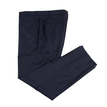 $7150 ISAIA "Marechiaro" Dark Blue Suit Wool 170's & Silk 44 US / 54 EU 8R