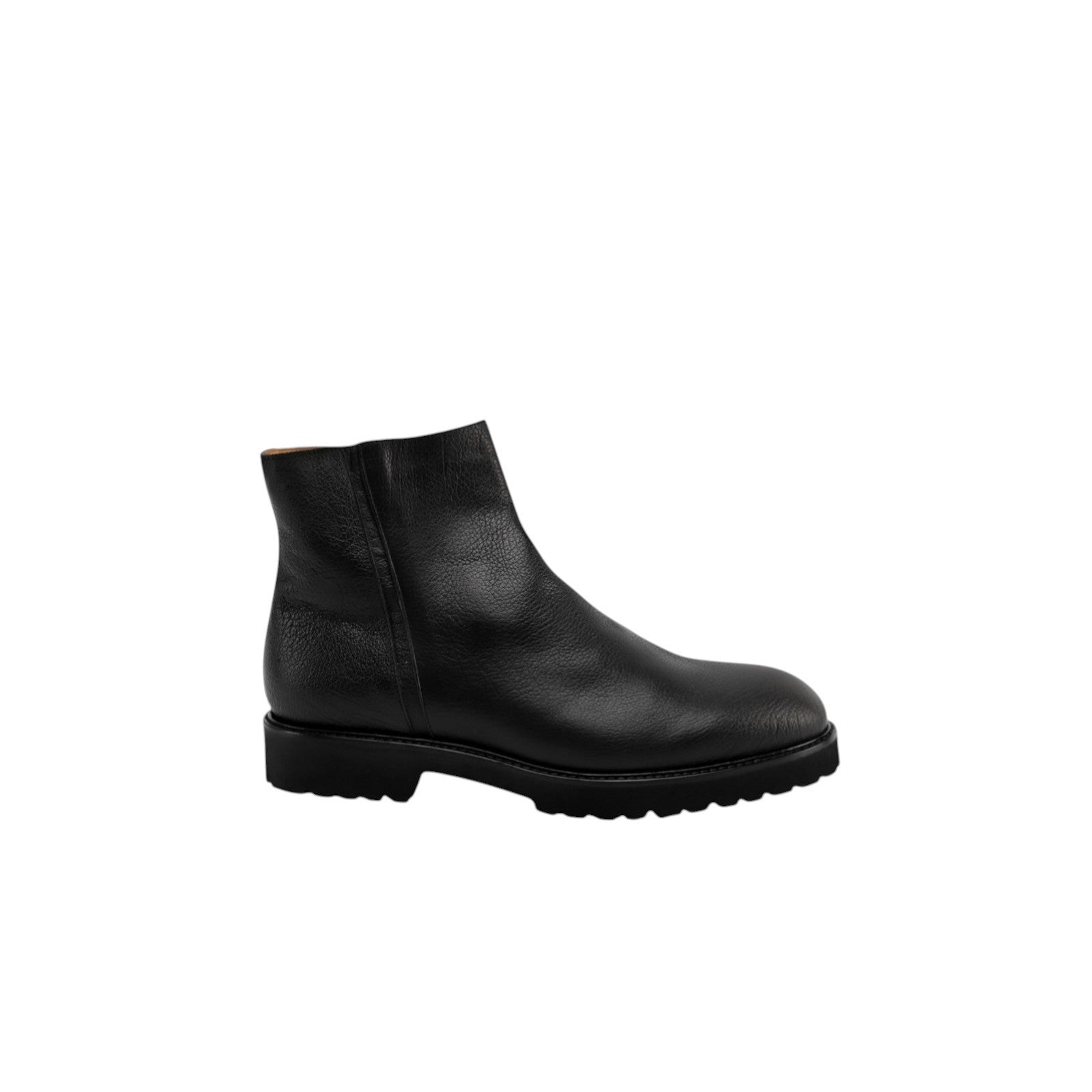 1450 TESTONI Ankle Boot Buffalo Printed Calf + Fur Lining 8 UK / 9 US / 42 IT