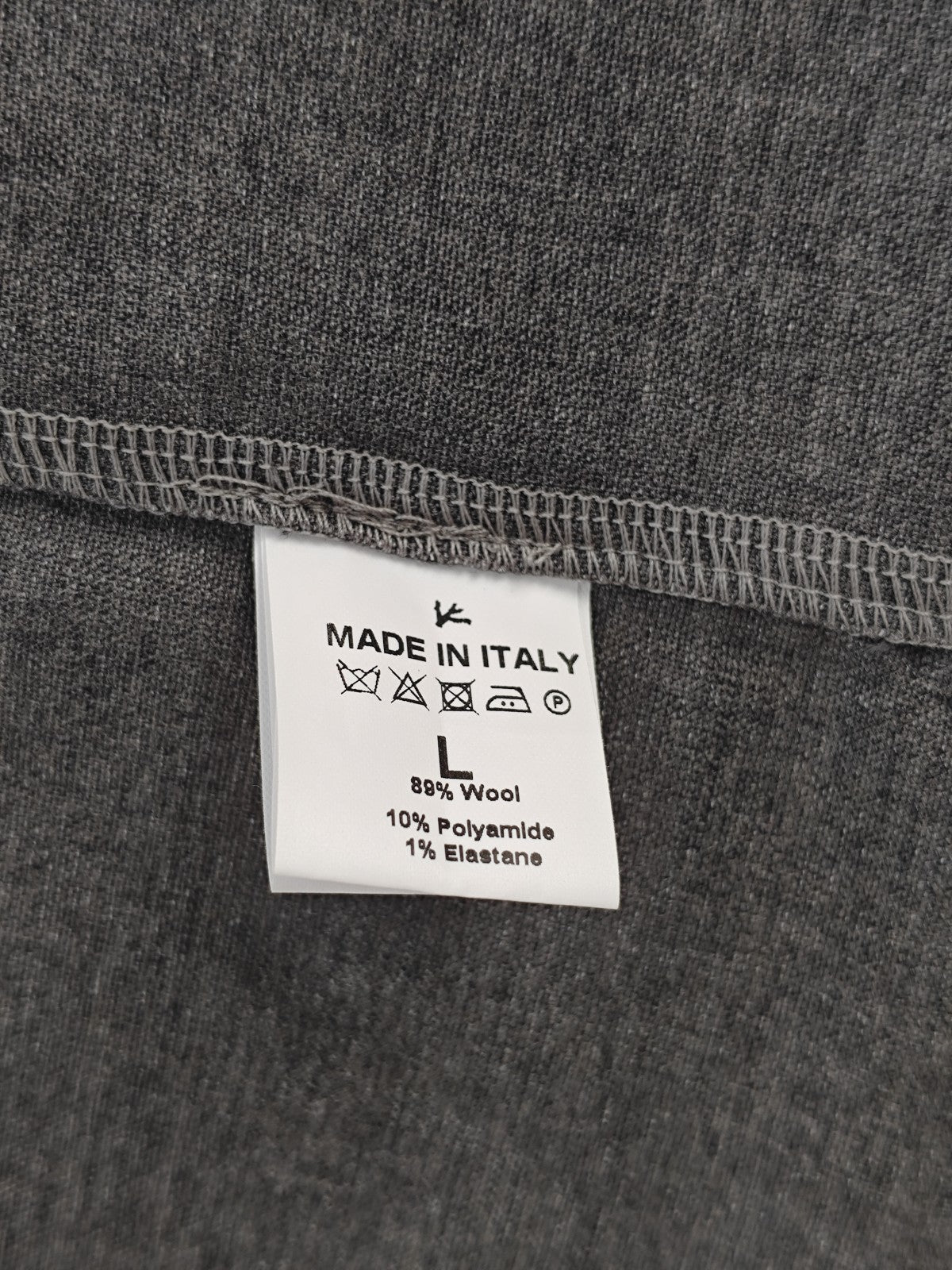 $1550 ISAIA NAPOLI Gray Hand-Sewn Overshirt Jacket Comfort Wool Size L