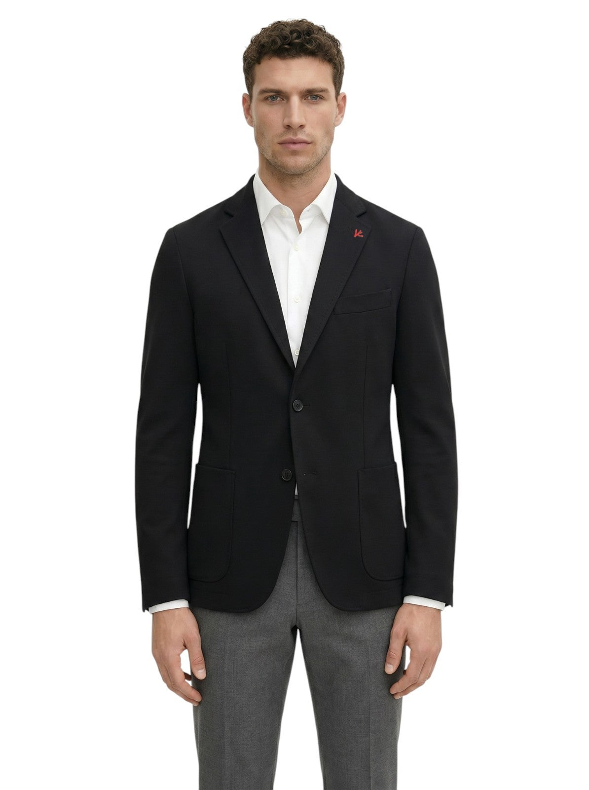 $6190 ISAIA "Capri" Black Jacket Sport Coat Wool Super 200's  40 US / 50 EU 8R