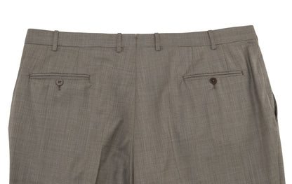$7255 ISAIA NAPOLI "Sanita" Taupe Suit Extralight Fine Wool 50 US / 60 EU 8R