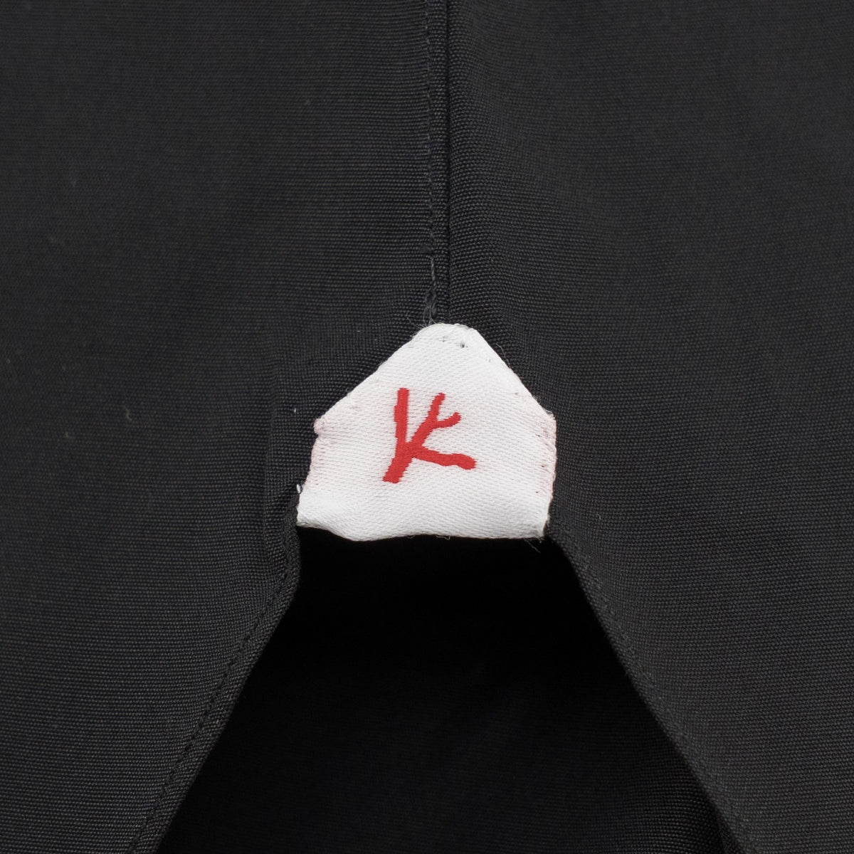 730$ ISAIA NAPOLI Black Hand-Sewn Dress Shirt Fine Cotton