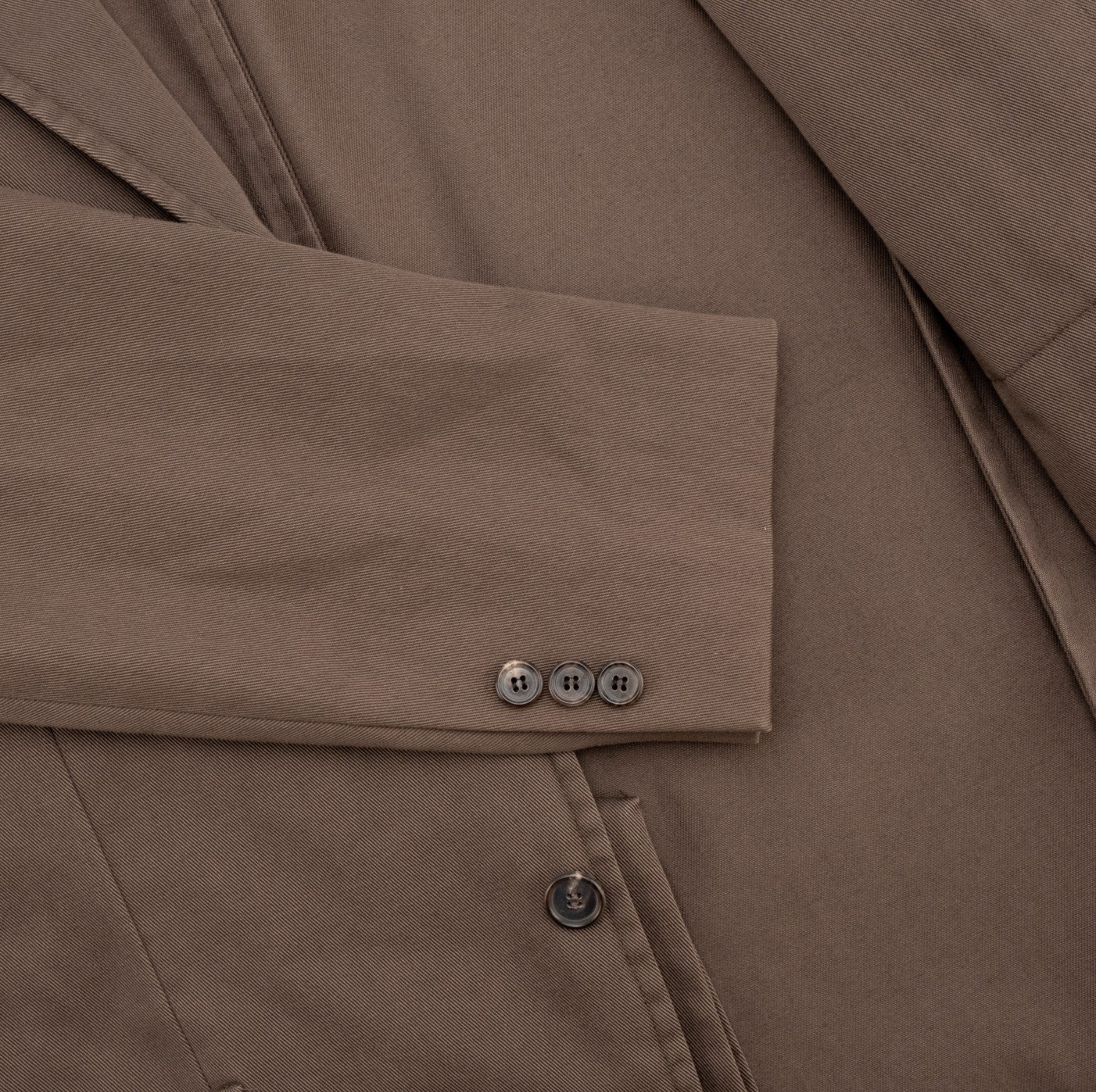 1450$ RAFFAELE CARUSO Brown Cotton Jacket Sport Coat Made in Italy 42 US / 52 IT