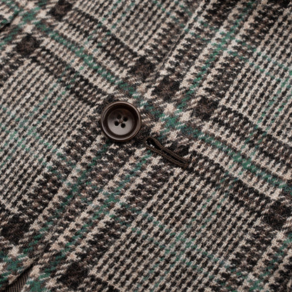 Sartoria DALCUORE NAPOLI Hand-Sewn Jacket Sport Coat Flannel Wool 38 US / 48 EU