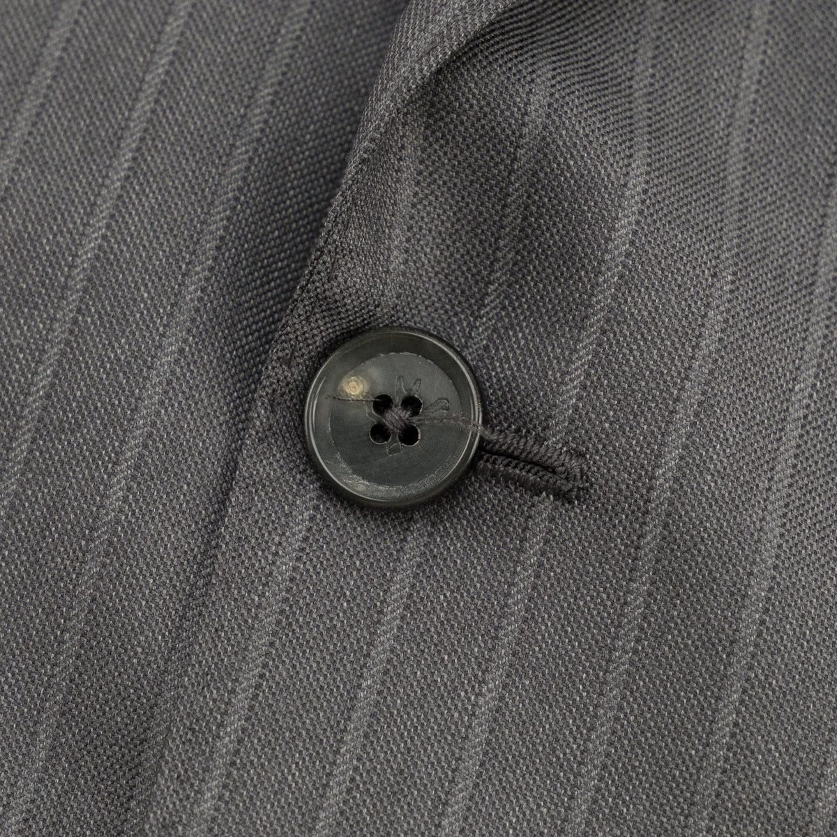 $6850 ISAIA NAPOLI "Gregorio" Gray Suit Hand-Sewn Fine Wool 4 Season Striped