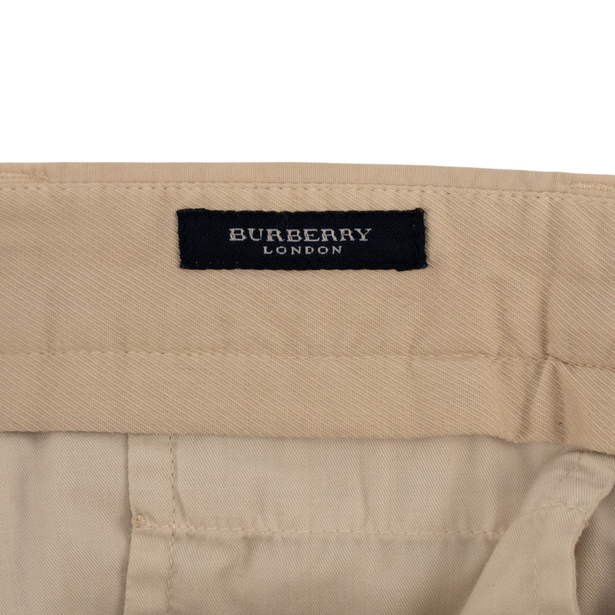 700$ BURBERRY Beige Chino Cotton Pant Regular Fit 32 US / 48 EU - Made in Italy