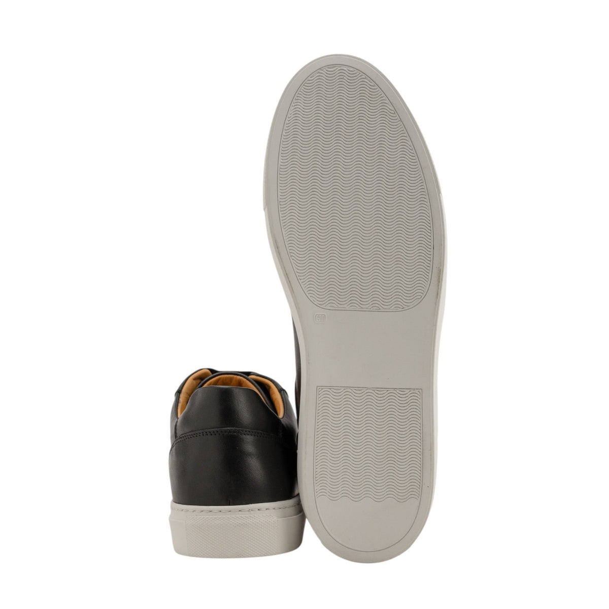 950$ TESTONI BOLOGNA Sneaker Napa Calf + Saffiano Calf Black 8 UK/  9 US / 42 IT