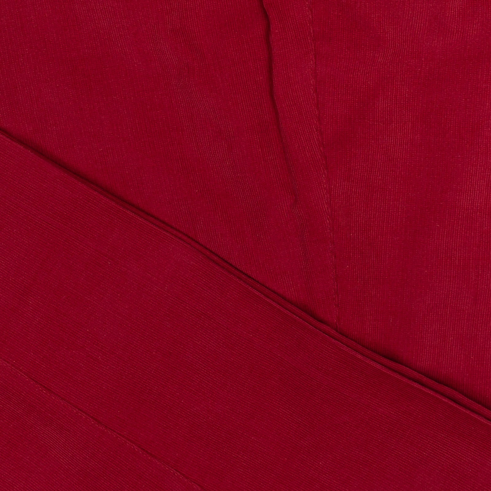 625$ RUBINACCI NAPOLI "Manny" Red Corduroy Cotton High Rise Trouser Pant Gurkha