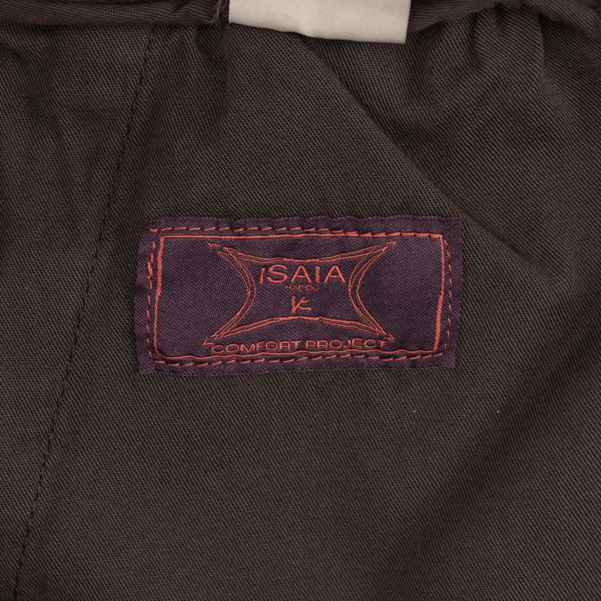 1290$ ISAIA NAPOLI Brown Drawstring Pant Cotton - Cashmere Relaxed 44 US / 60 IT