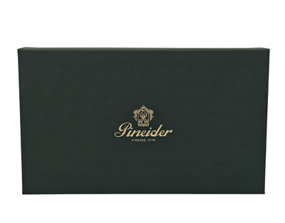 565$ PINEIDER FIRENZE Zip Around Wallet Green Smooth Calf Leather Green