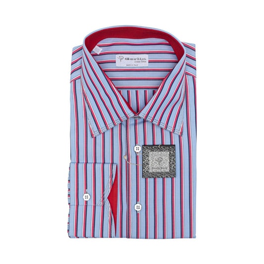690$ LUXURY GERLIN Shirt Blue THOMAS MASON Cotton 16 - 41  - 8I BIJAN