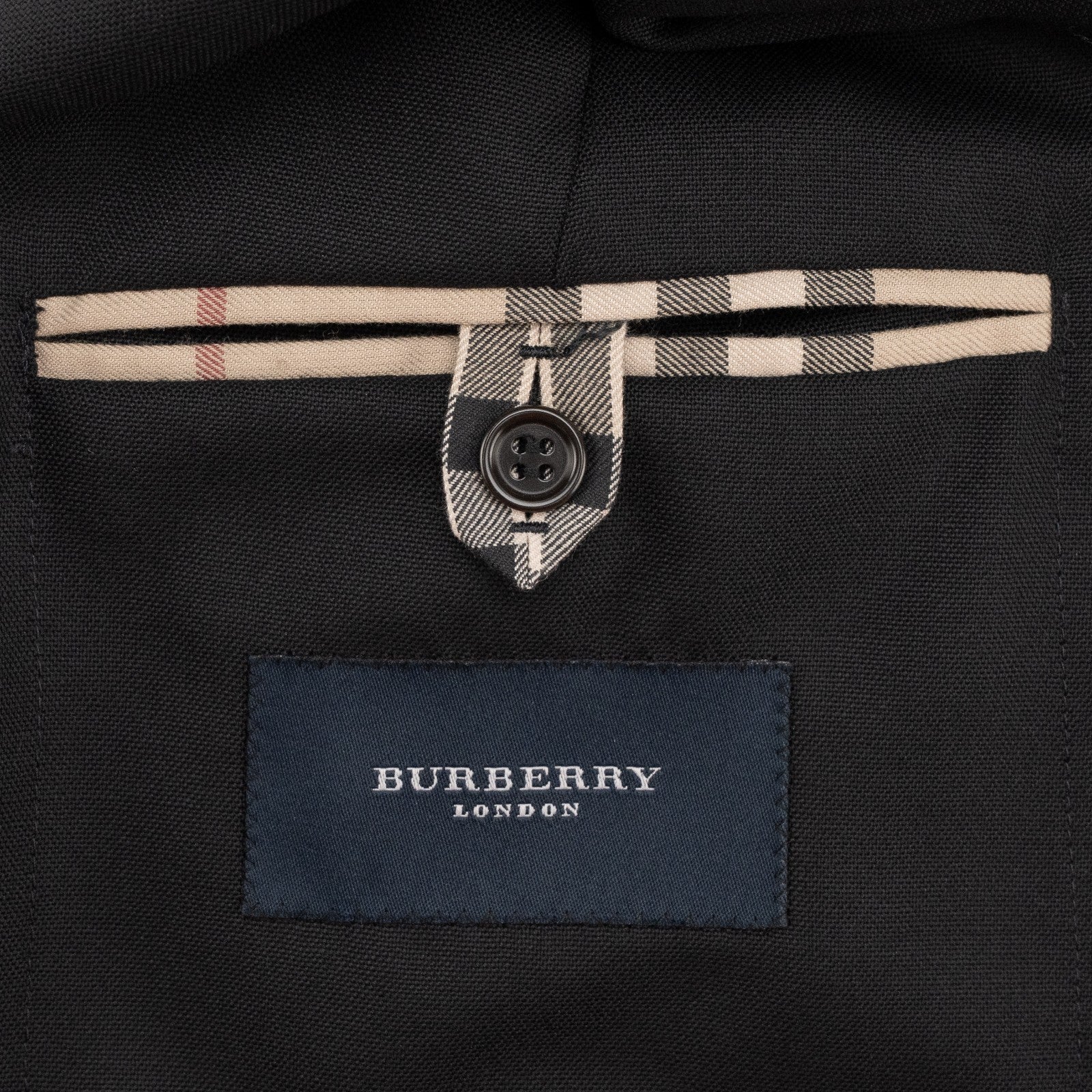 1450$ BURBERRY Blue Midnight Jacket Sport Coat Wool 100's  36 US / 46 IT  7R