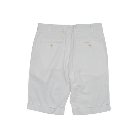 690$ ISAIA NAPOLI White Chino Short Pant Cotton Blend 32 US / 48 EU