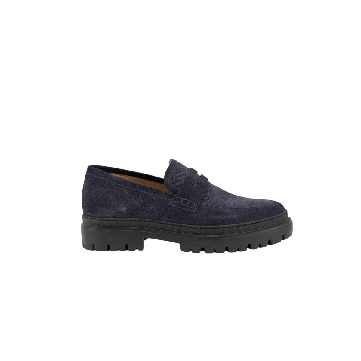 1050$ TESTONI "Mantova" Penny Loafer Sneaker Suede Blue Navy 8 UK / 9 US / 42 IT