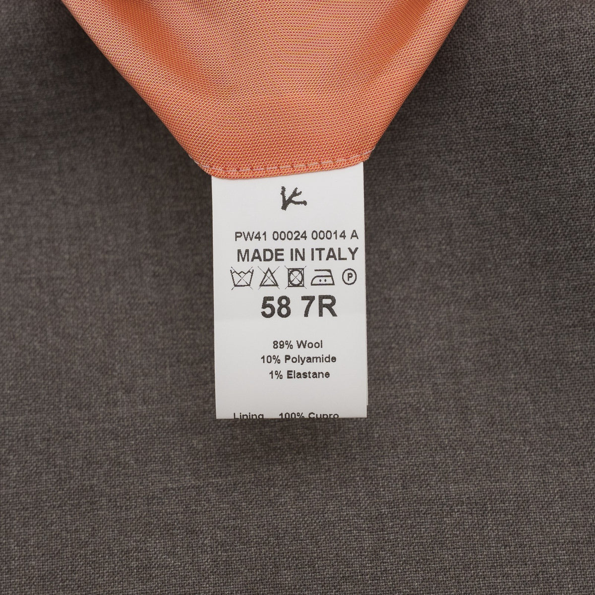 $6900 ISAIA "Marechiaro" Dark Beige Suit Wool Comfort Project 48 US / 58 EU 7R
