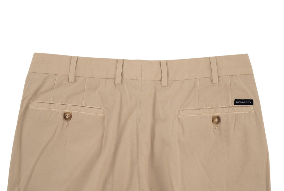 700$ BURBERRY Beige Chino Cotton Pant Regular Fit 32 US / 48 EU - Made in Italy