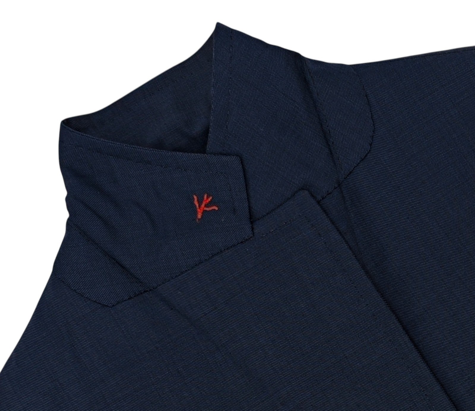 $4250 ISAIA NAPOLI Blue Solid Jacket Sport Coat Fine Cotton 40 US / 50 EU 8R