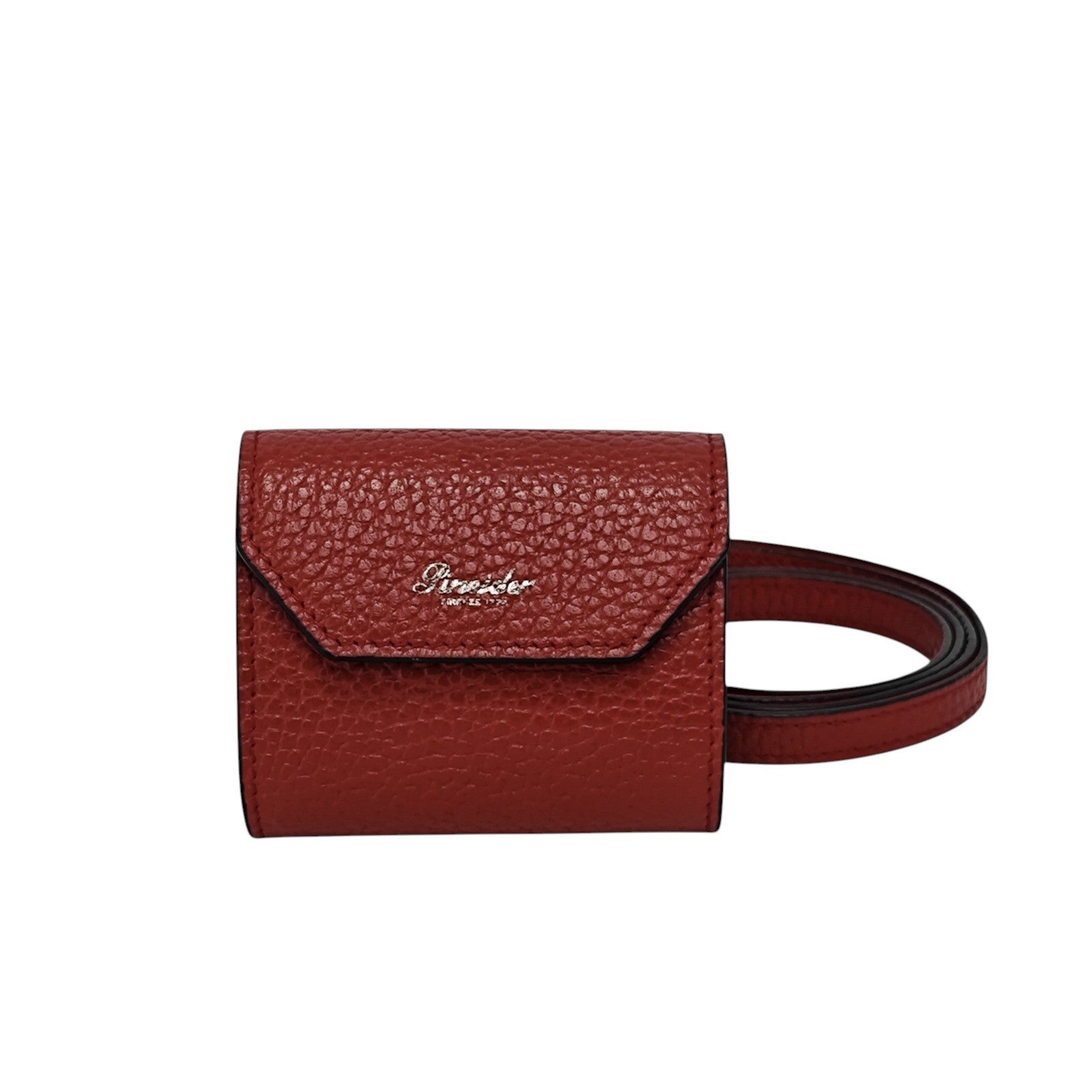 150$ PINEIDER FIRENZE 1774 Headphones Airpods Holder Grain Calf Cherry