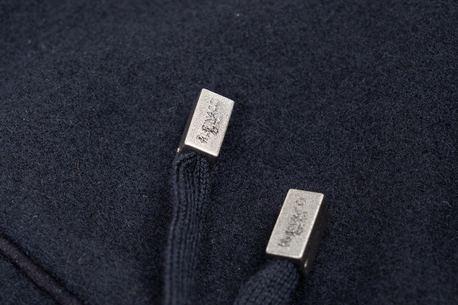 $2600 RUBINACCI Blue Tracksuit LORO PIANA Wool Cashmere + Leather Details