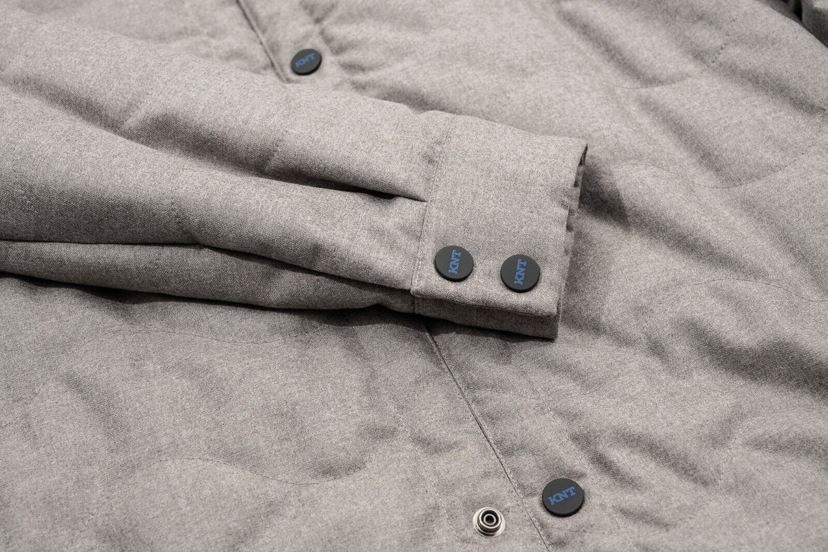 $2200 KITON KNT Sand Padded Overcoat Trench Coat Jacket Fine Wool