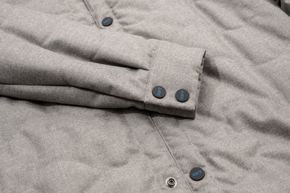 $2200 KITON KNT Sand Padded Overcoat Trench Coat Jacket Fine Wool