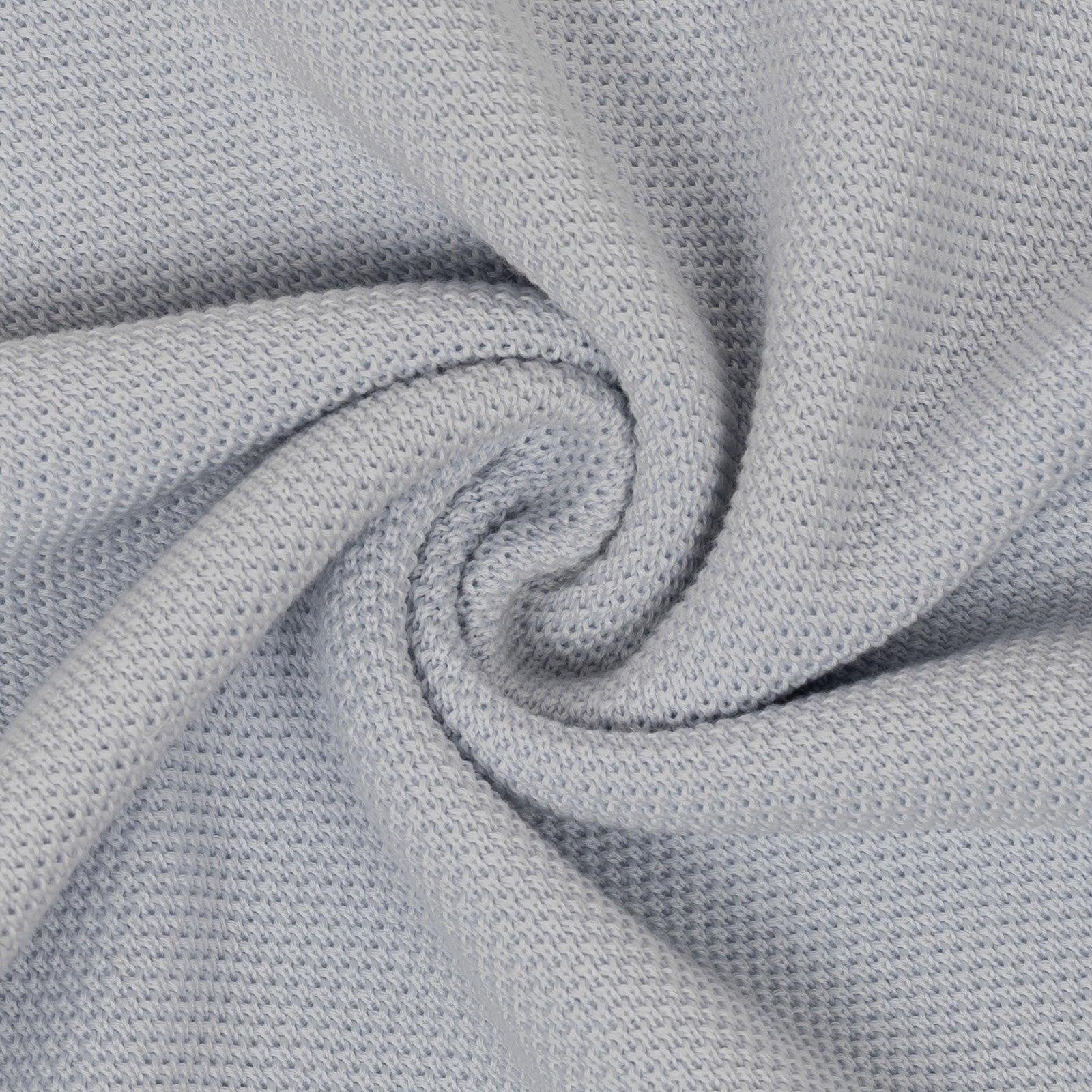 420$ RUBINACCI NAPOLI Ice Blue Sweater V-Neck Knit Cotton