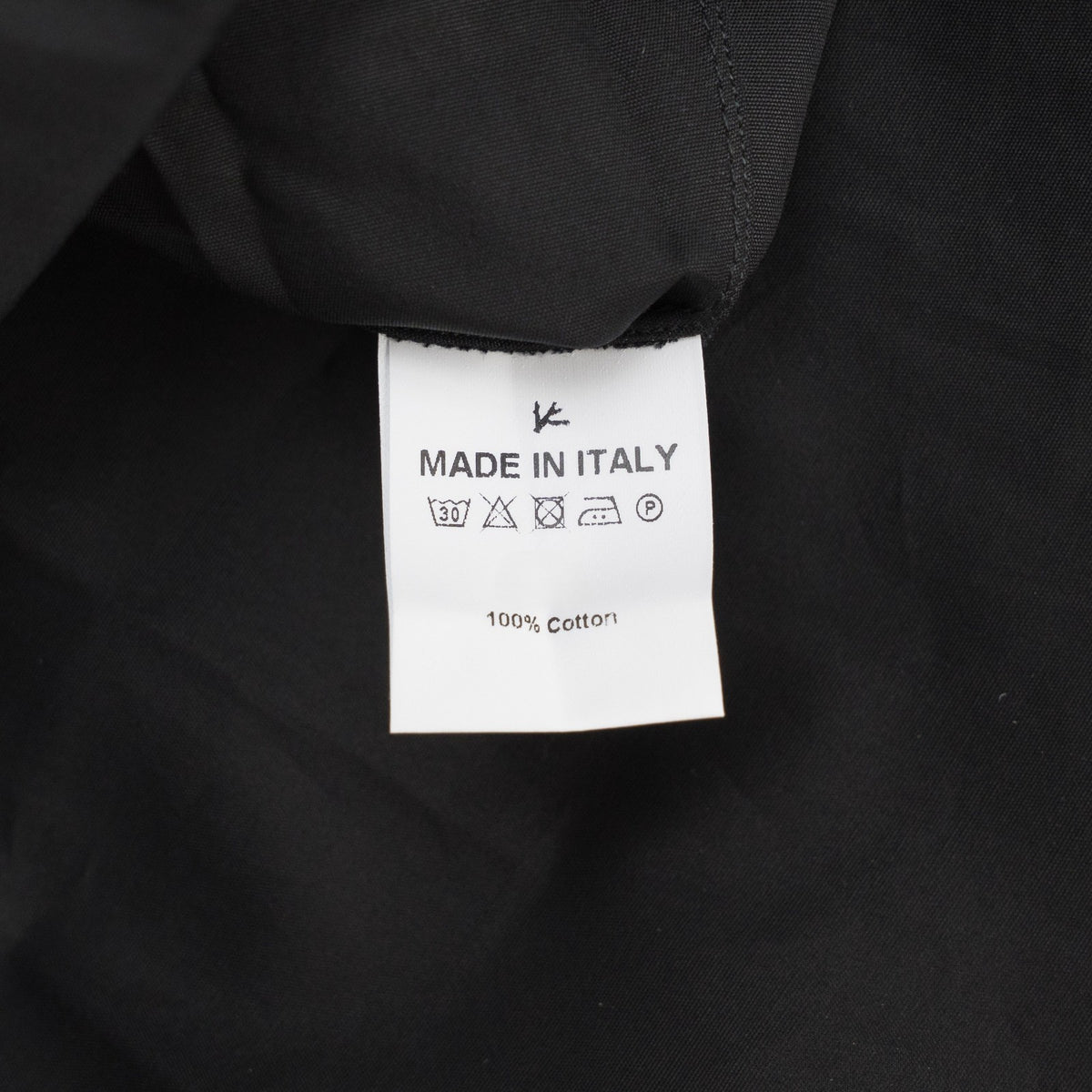 730$ ISAIA NAPOLI Black Hand-Sewn Dress Shirt Fine Cotton