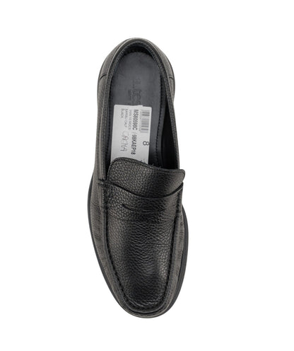 1250$ TESTONI Penny Loafer Shoes Karibu Calf Black 8 UK / 9 US / 42 IT