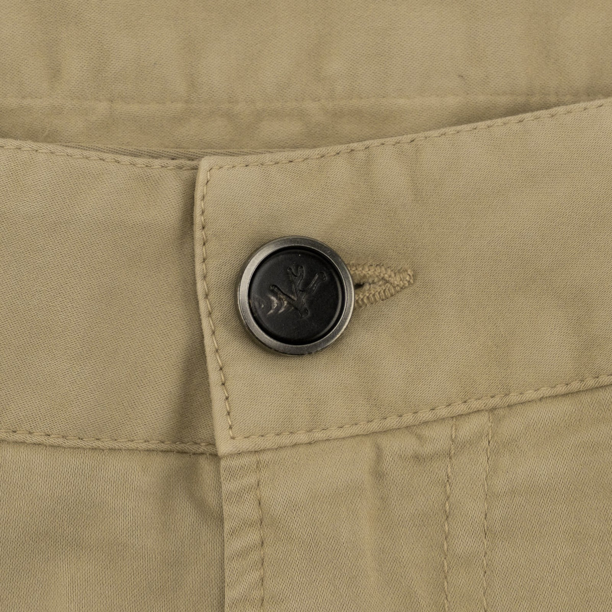 850$ ISAIA NAPOLI Beige 5 Pockets Chino Pant Cotton Cashmere 36 US / 52 EU