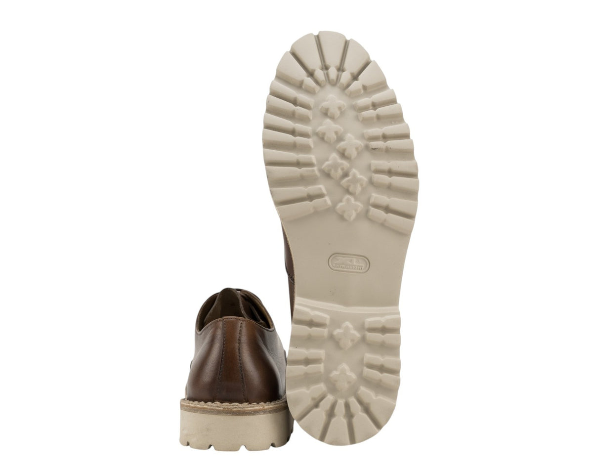 1200$ TESTONI La Thuile Piuma Construction Derby Shoes Calf 8 UK / 9 US / 42 IT