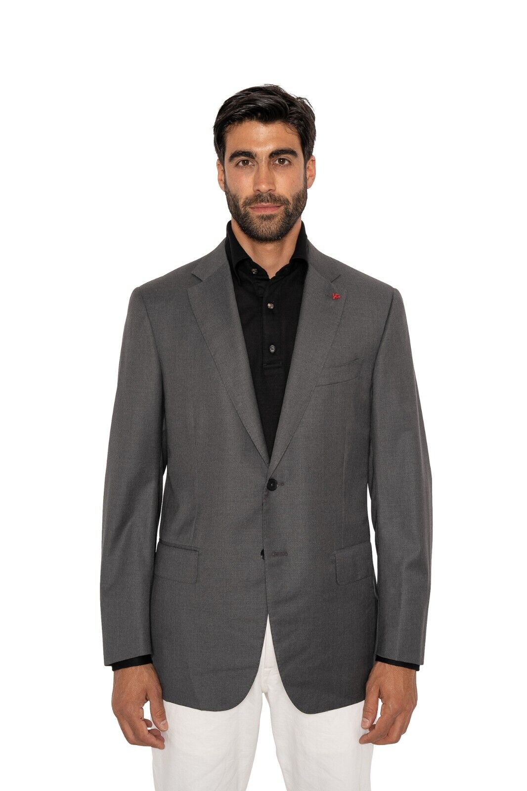 $5200 ISAIA NAPOLI Medium Gray Blazer Sport Coat Wool 130's 42 US / 52 EU 7R