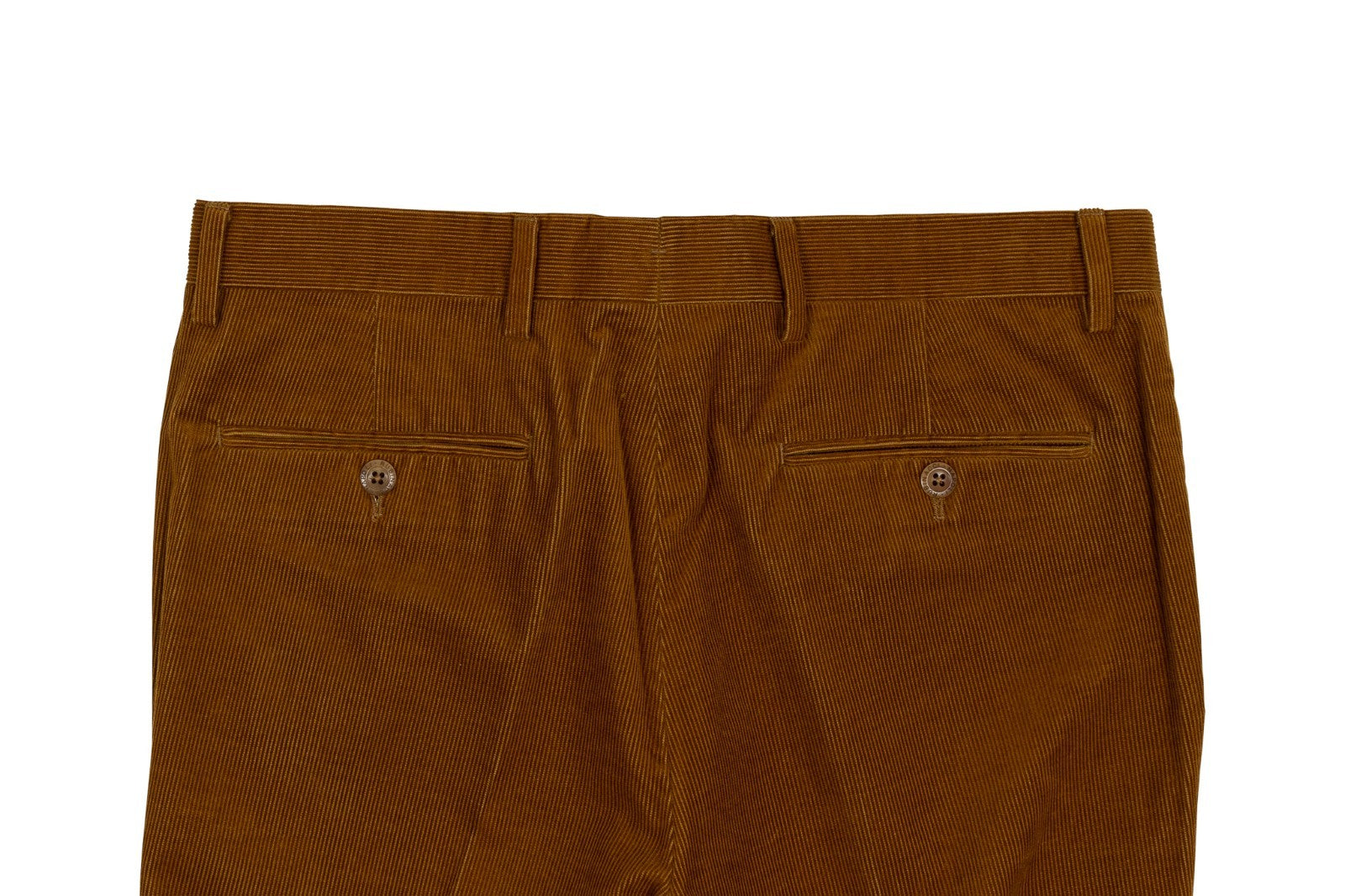 625$ RUBINACCI NAPOLI "Luca" Rust Cotton Corduroy Trouser Pant Made in Napoli