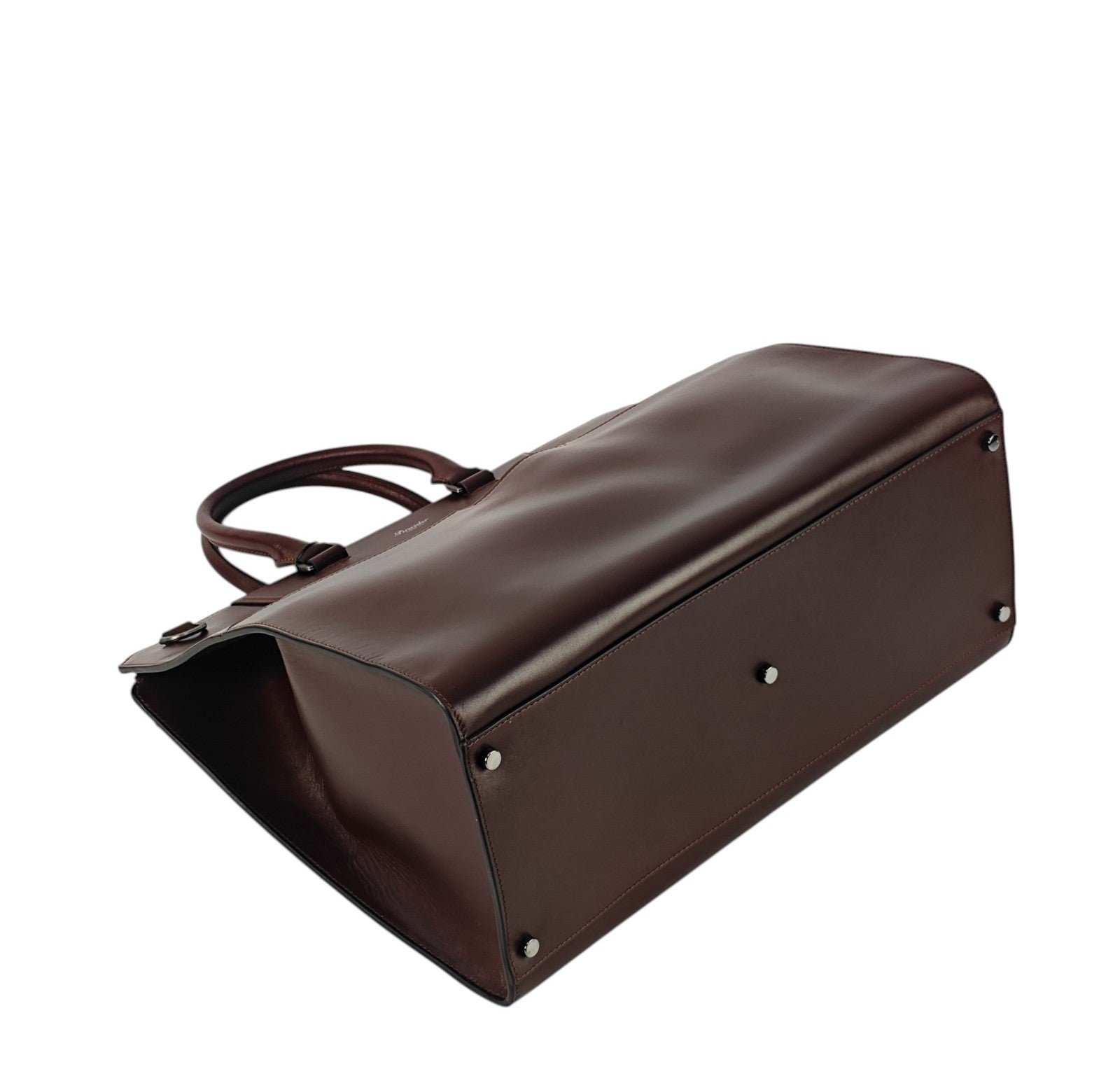 2050$ PINEIDER FIRENZE 1774 "Metro Smooth" Travel Weekend Medium Duffle Bag Rum