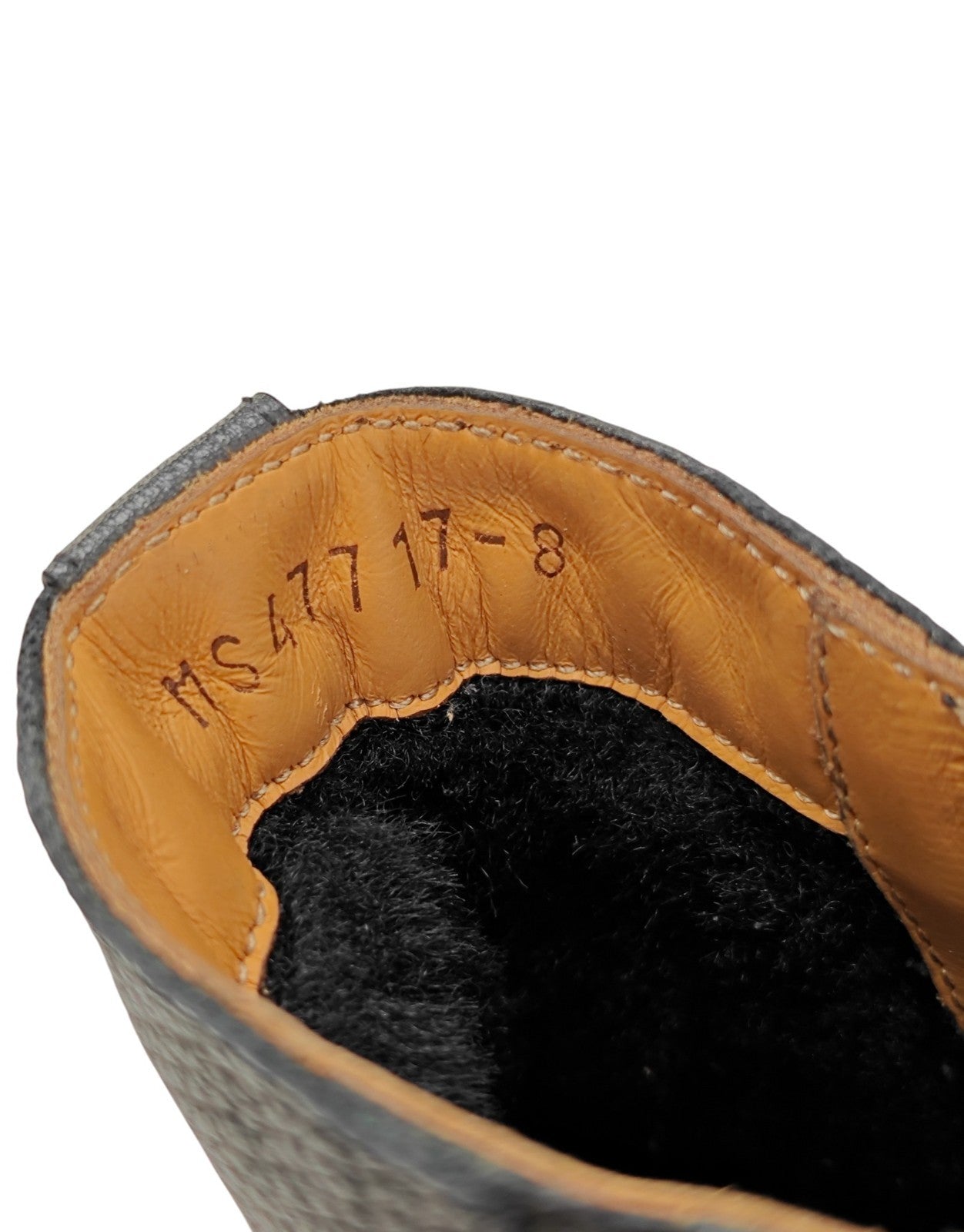1550$ TESTONI Black Zip Boot Shoes Buffalo Calf / Fur Lining 8 UK / 9 US / 42 IT