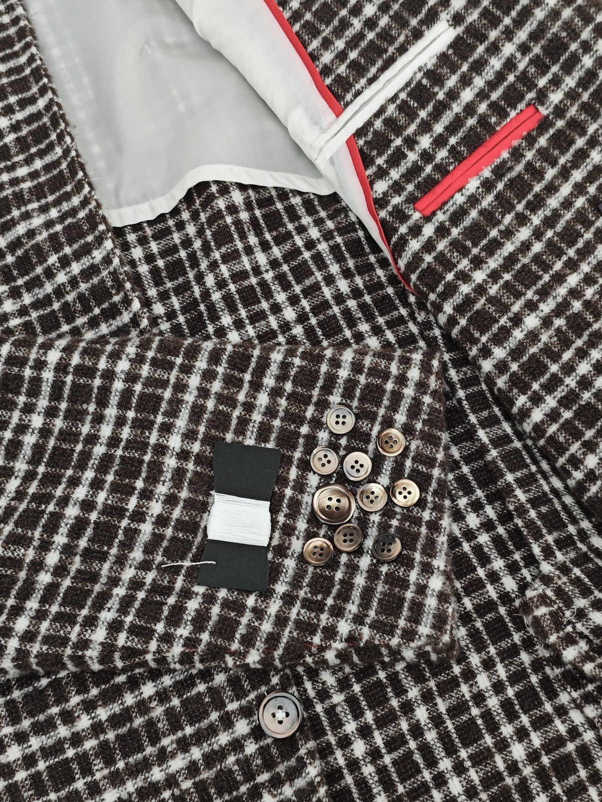 $6875 ISAIA NAPOLI Brown Jacket Sport Coat Bouclè Cashmere - Silk 40 US / 50 EU