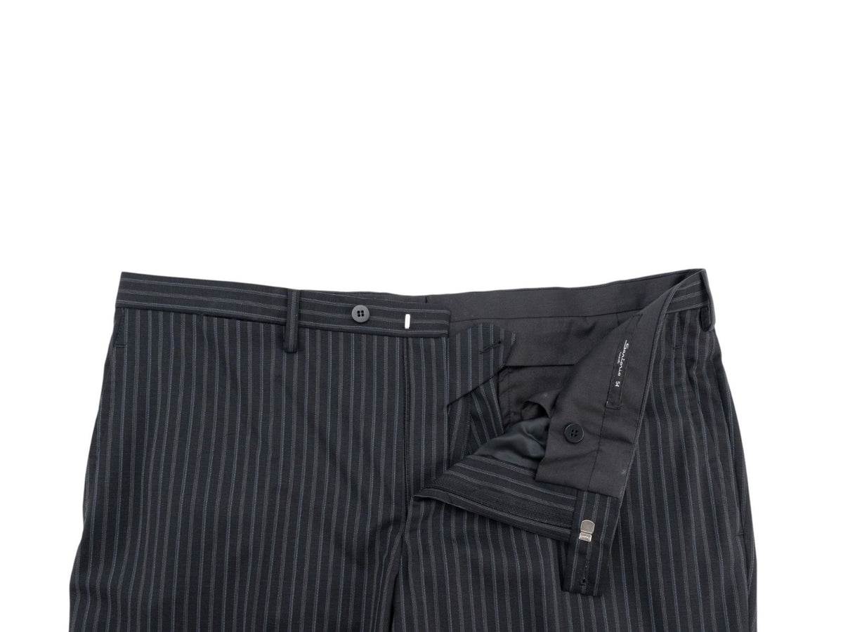2800$ SARTORIO NAPOLI by KITON Dark Blue 3/2 Roll Suit Wool 44 US / 54 IT