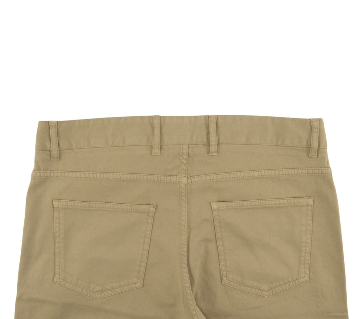 850$ ISAIA NAPOLI Beige 5 Pockets Chino Pant Cotton Cashmere 36 US / 52 EU