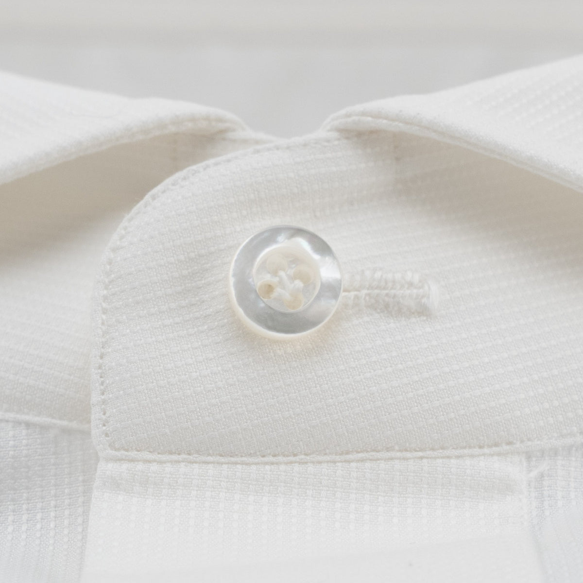 750$ ISAIA "Mix" Dress Shirt  French Cuffs Hand-Sewn White Oxford Cotton 18 - 45
