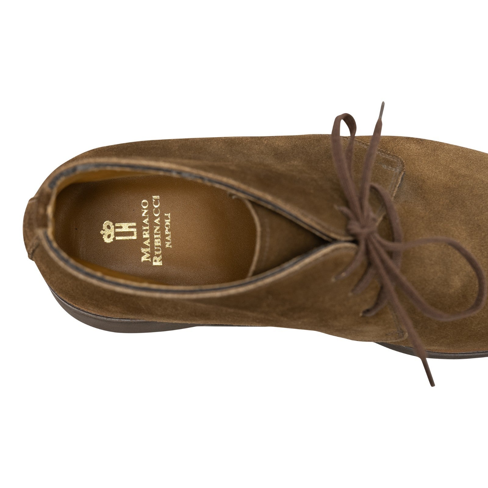 1400$ RUBINACCI Brown Suede Chukka Boots Shoes Goodyear  7.5 UK - 8.5 US