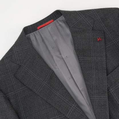 $6600 ISAIA NAPOLI "Marechiaro" Gray Suit Fine Wool 4 Season 46 US / 56 EU 7R