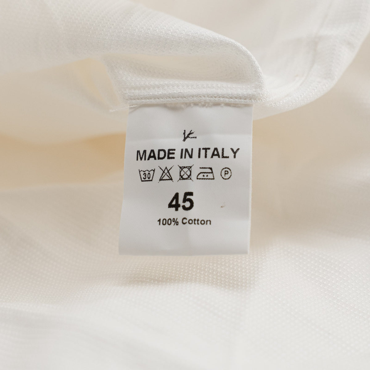 750$ ISAIA "Mix" Dress Shirt  French Cuffs Hand-Sewn White Oxford Cotton 18 - 45