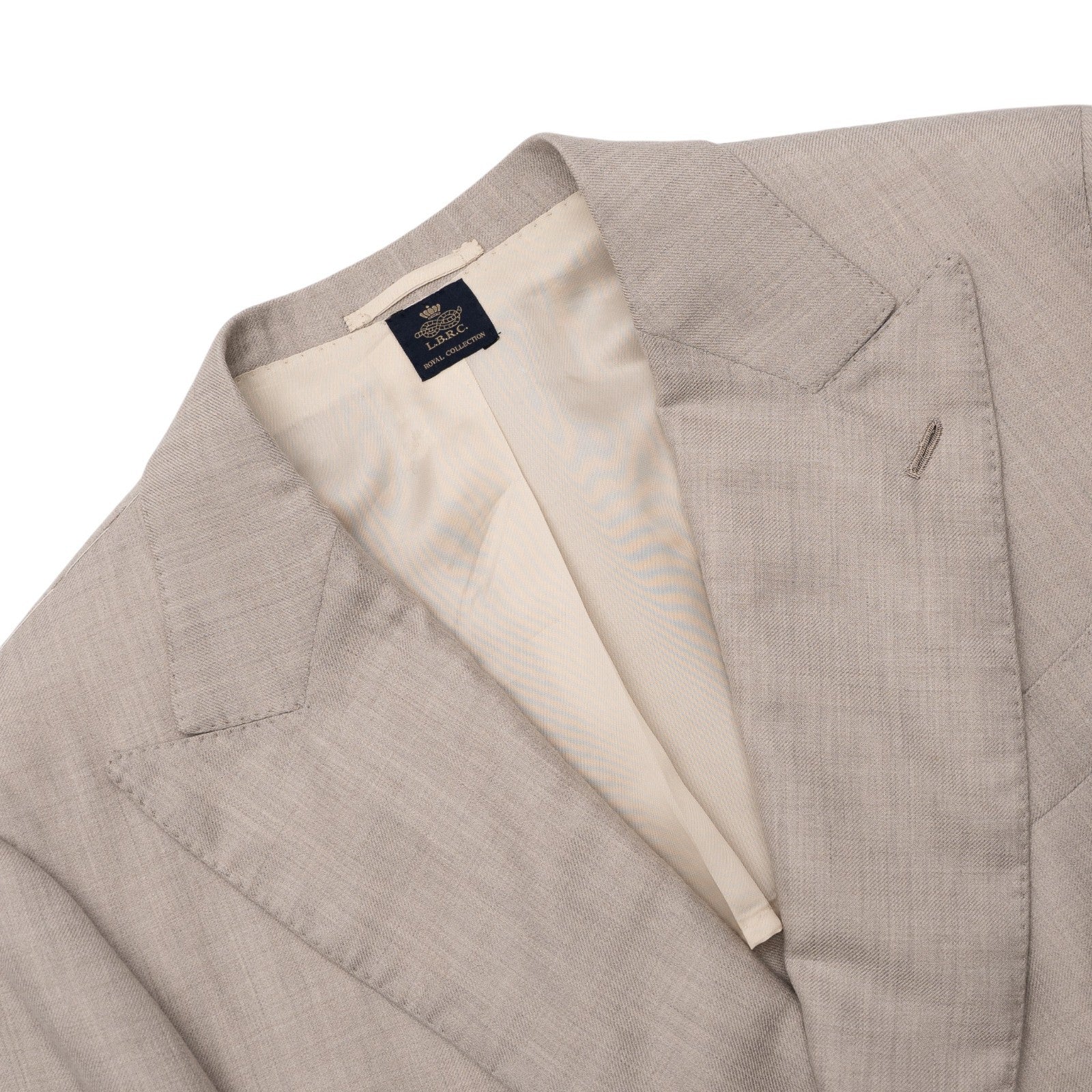 $3200 LUIGI BORRELLI Royal Collection Sand DB Jacket Sport Coat Cashmere / Silk
