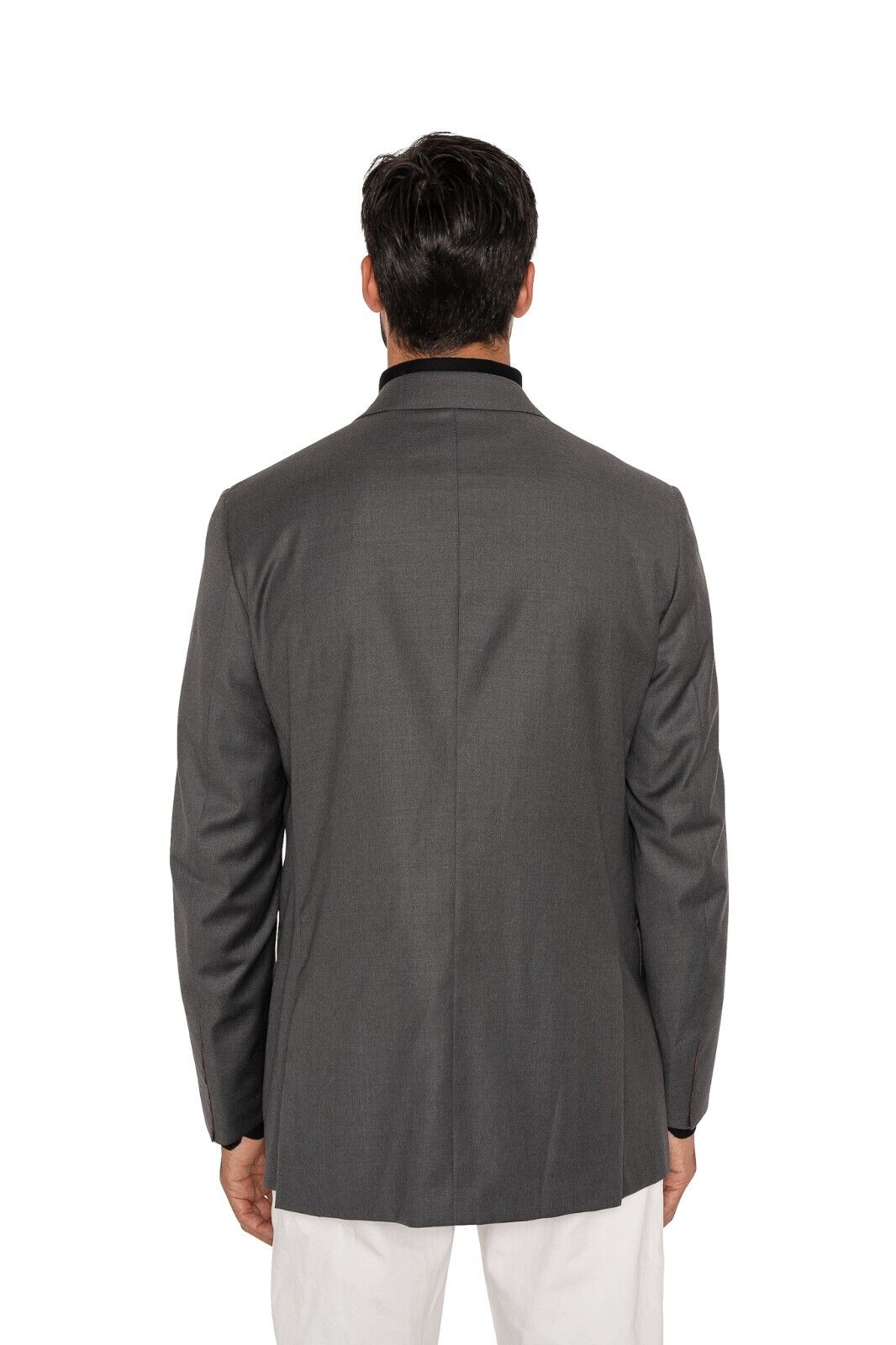 $5200 ISAIA NAPOLI Medium Gray Blazer Sport Coat Wool 130's 42 US / 52 EU 7R