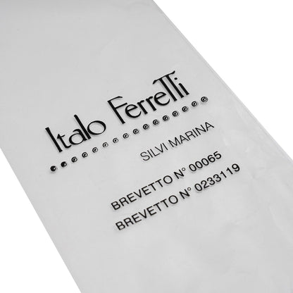 $290 ITALO FERRETTI Tie Dot Light Blue 100% Silk Handmade in Italy ZILLI