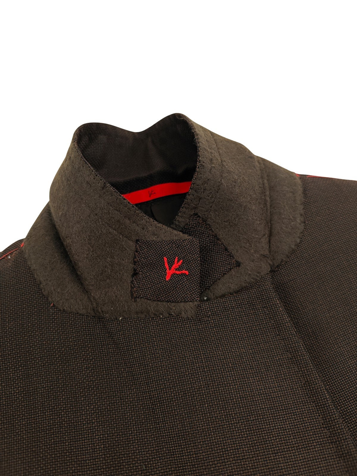 $4850 ISAIA NAPOLI Dark Brown Hand-Sewn Sport Coat Wool 40 US / 50 EU 8R