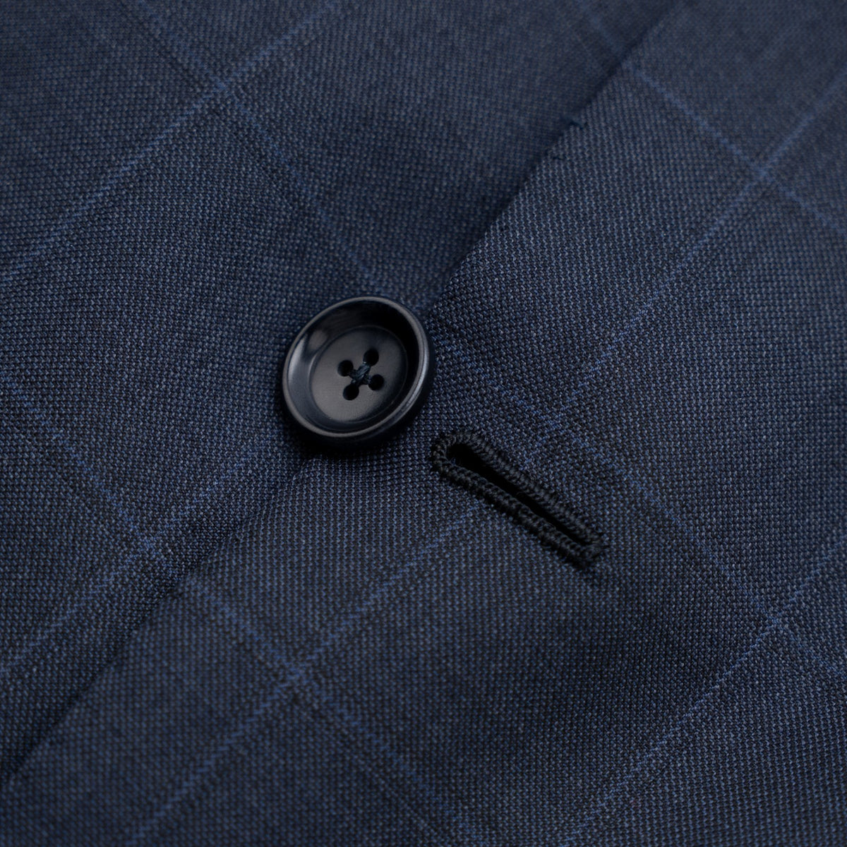 Sartoria DALCUORE NAPOLI Total Hand-Sewn Suit Blue Wool 120's 46 US / 56 EU