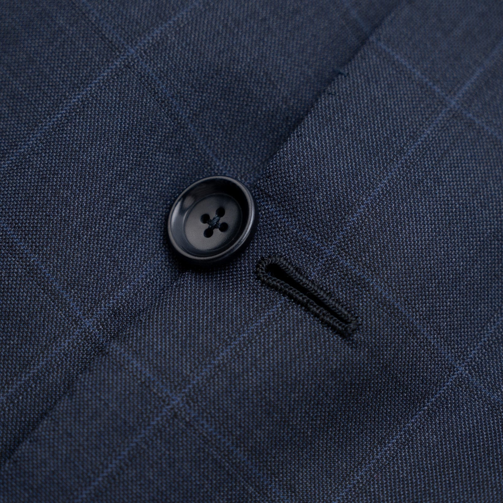 Sartoria DALCUORE NAPOLI Total Hand-Sewn Suit Blue Wool 120's 46 US / 56 EU