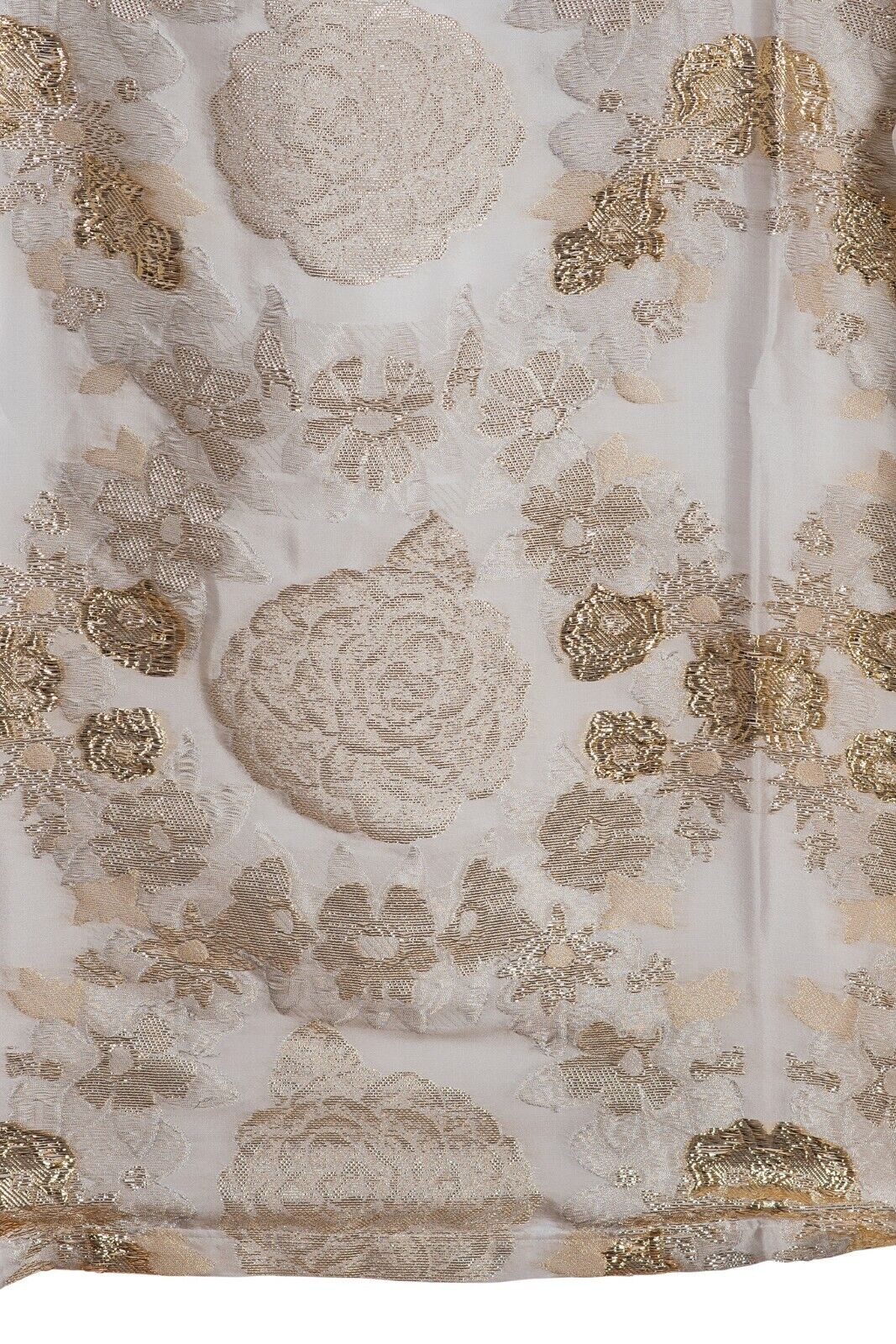 LUXURY 2900$ GERLIN T-Shirt REAL GOLD THREADS 24 karat 100% Silk   ZILLI